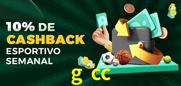 10% de bônus de cashback na g cc